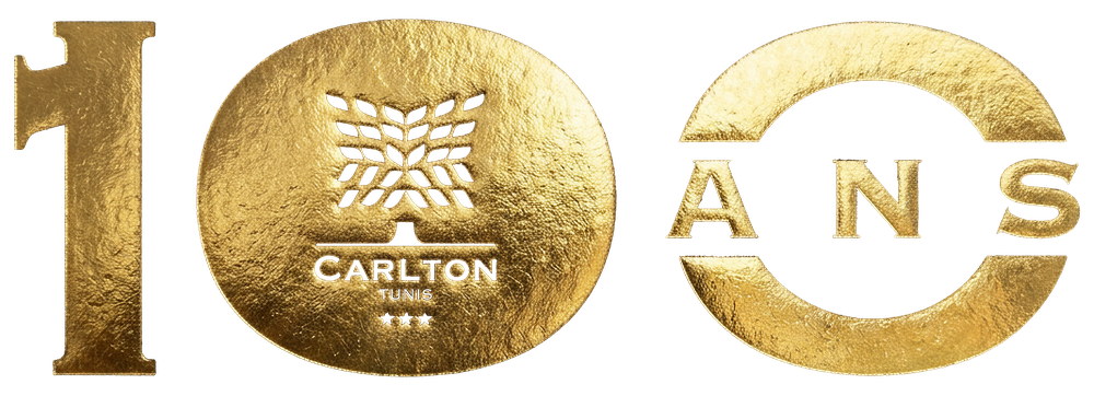 Logo Centenaire Hôtel Carlton 100 ans